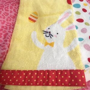 Blossom & Blooms Easter Rabbit Kitchen 2pc Towels